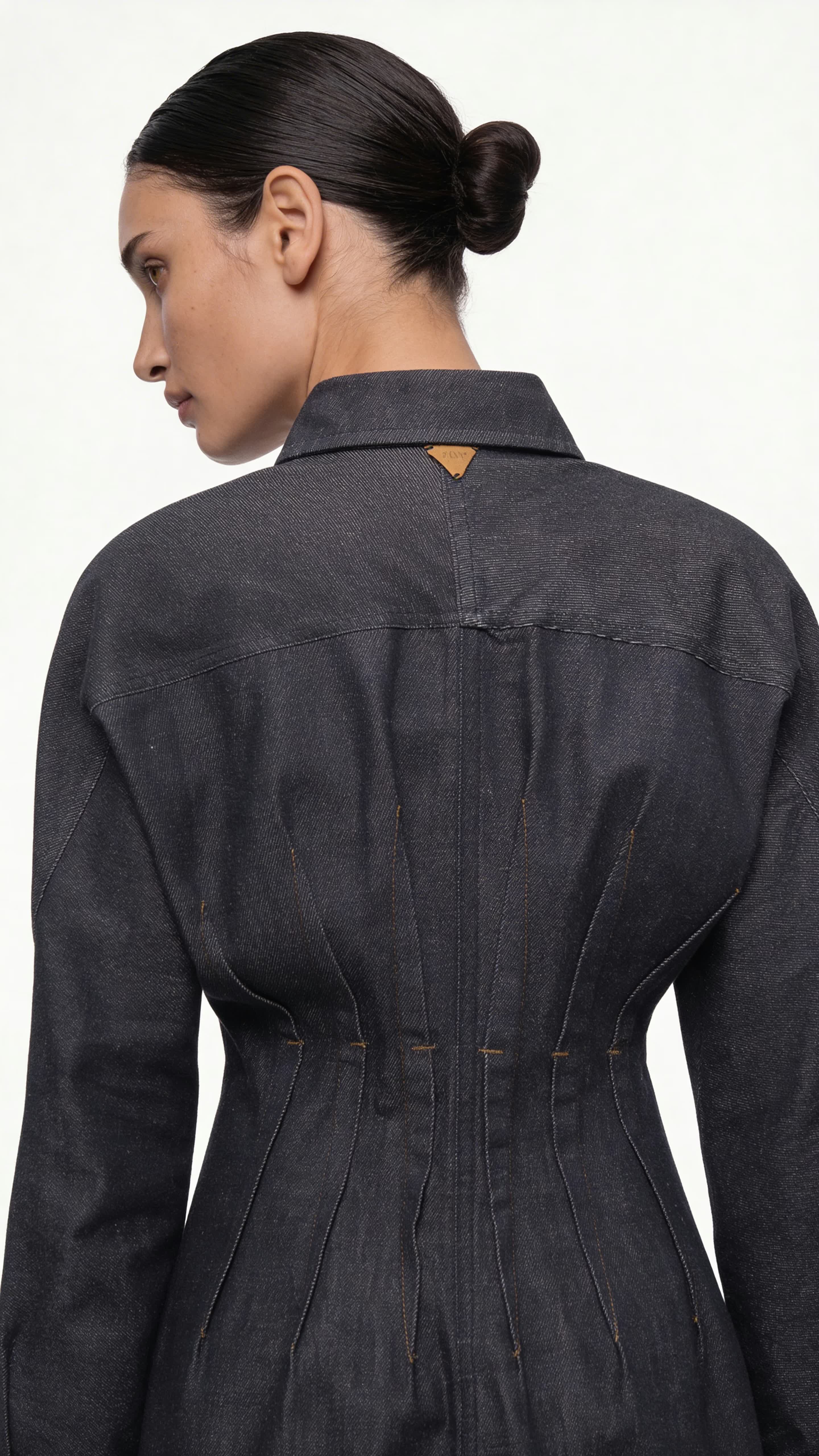 MINI DENIM ΦΟΡΕΜΑ ME KOYMΠΙΑ